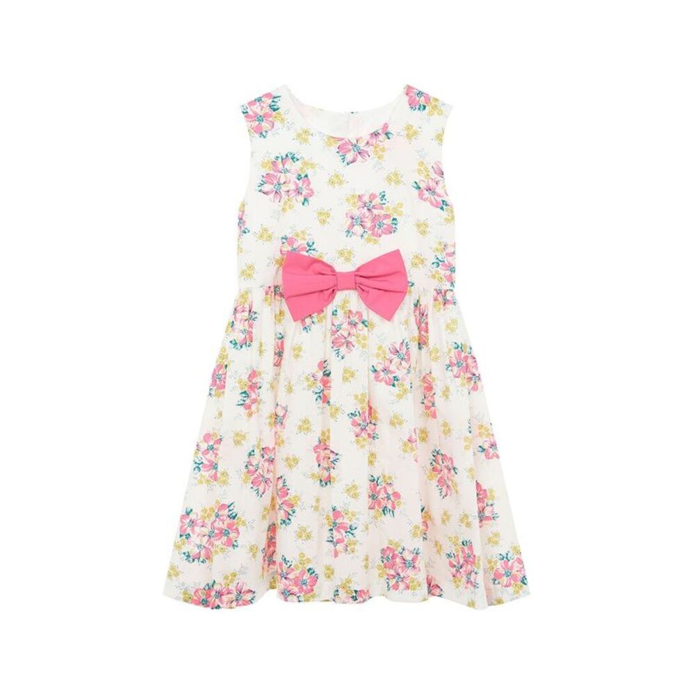 Holly Hastie Girls  Cornelia Floral Print Girls Cotton Dress